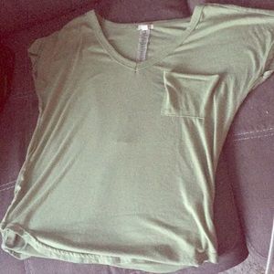 Green t-shirt